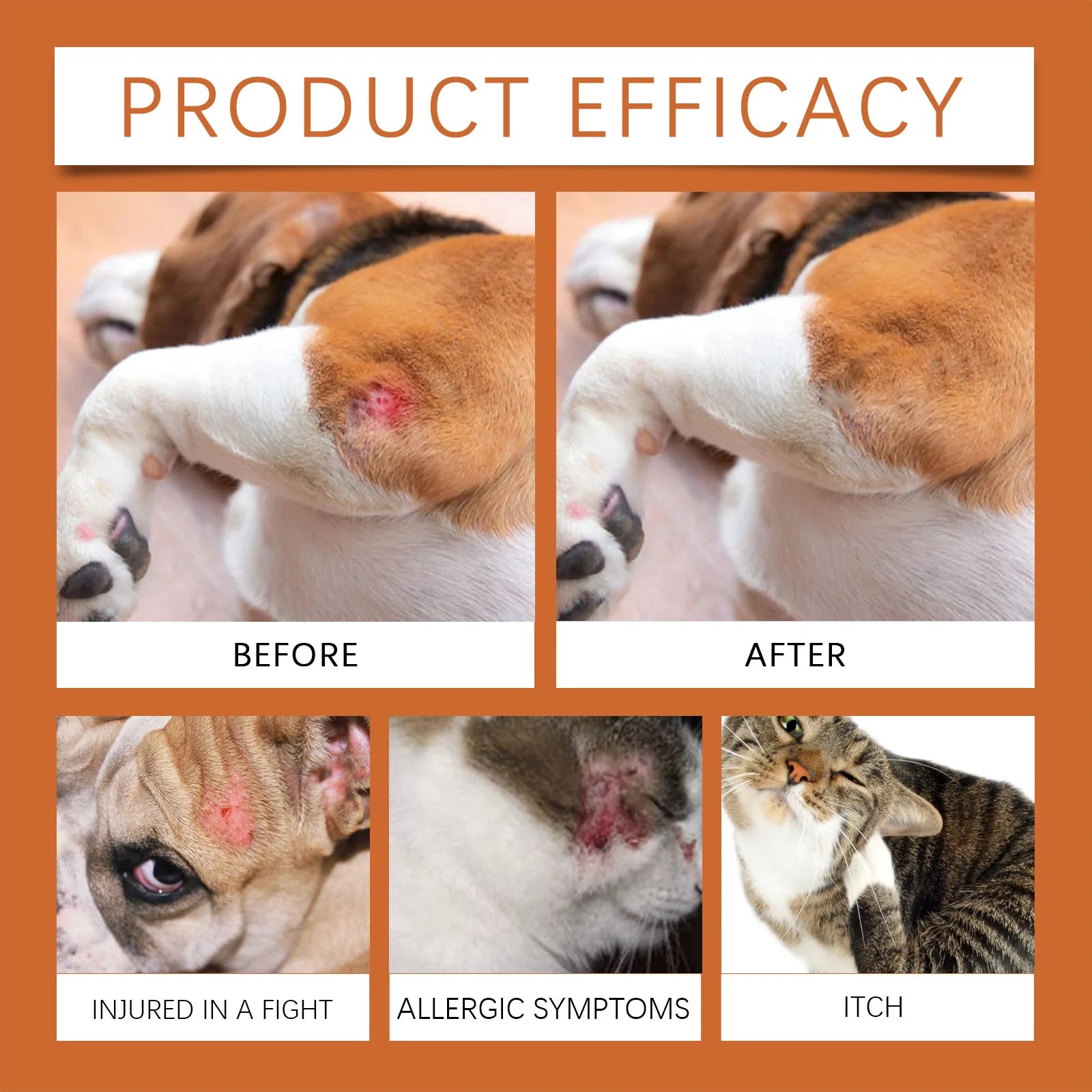 Yegbong Pet Skin Care Cream – Itch Relief & Ringworm Treatment for Dogs & Cats